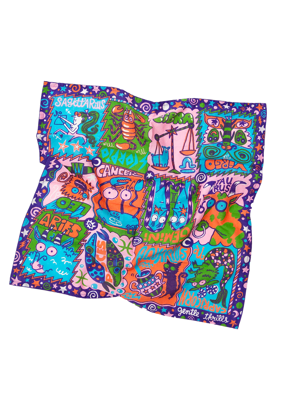 Gentle Thrills - Zodiac Bandana