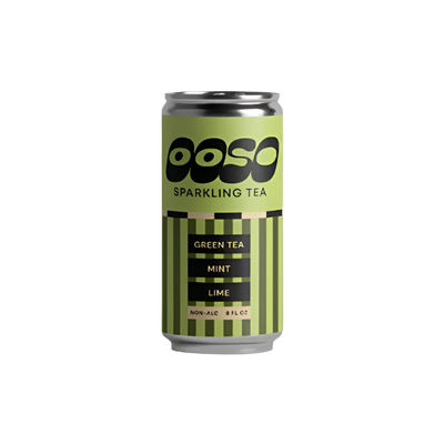 Green Tea. Mint. Lime. - 8fl oz - single can