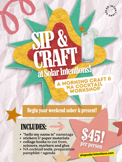 Sip & Craft: Solar's Crafty NA Cocktail Workshop